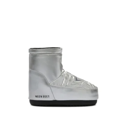 Dámske členkové zimné topánky MOON BOOT MB ICON LOW NOLACE COMET CHROME, H001 SILVER