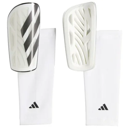 Fotbalový chránič ADIDAS TIRO SG LGE WHITE BLACK SILVMT