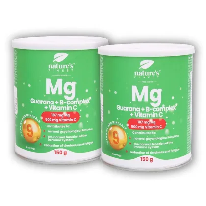 Natures Finest 2x Guarana + Magnesium + B-Complex + VitaminC 150g