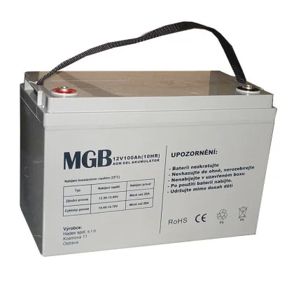 Trakční akumulátor JYC DG100-12 AGM VRLA GEL 12V/100Ah