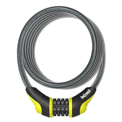 Onguard zámek spirála 1800x10 mm kódový žlutý