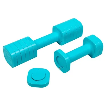 Acra nastavitelná činka LADY 2-5 lb – set 2 ks v balení celkem 4,66 Kg
