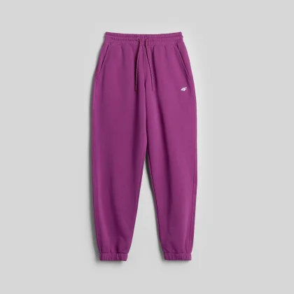 Teplákové jogger nohavice dámske - ružové