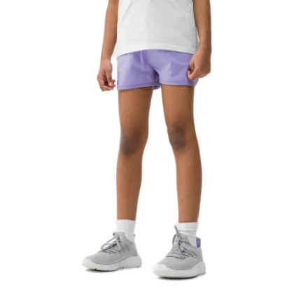 Dievčenské teplákové kraťasy 4F JUNIOR SHORTS CAS-4FJWSS24TSHOF280-52S-LIGHT VIOLET