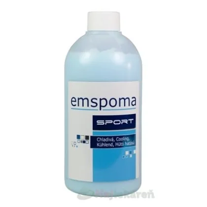 Emspoma Chladivá modrá "M" masážna emulzia 500 ml