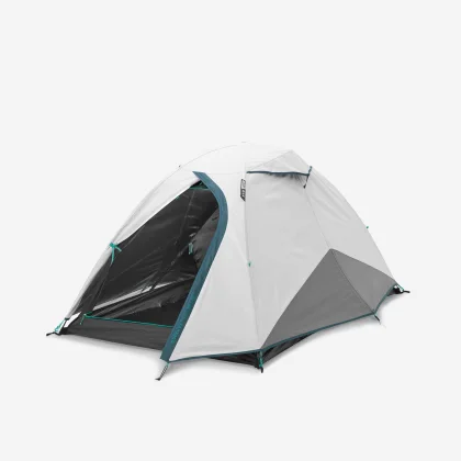QUECHUA Kempingový stan MH100 Fresh & Black pre 2 osoby bez