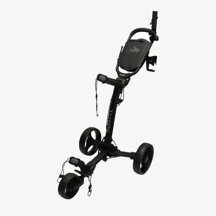 TRILITE TRILITE Axglo ručný golfový vozík s 3 kolesami čierny bez