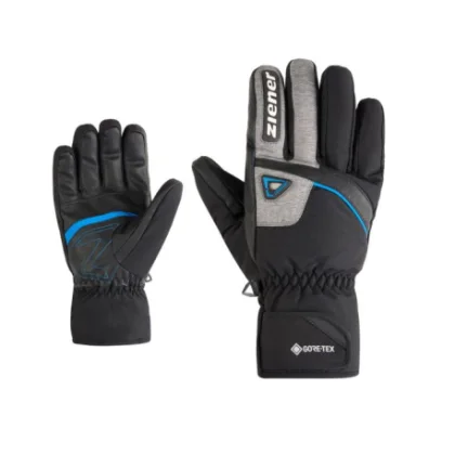 Pánske lyžiarske rukavice ZIENER Galiso-Z GTX + Gore plus warm-111044-12798-Black blue
