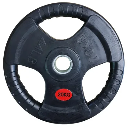 Kubisport Náhradní pogumovaný kotouč s úchopy 20 kg - průměr 50 mm