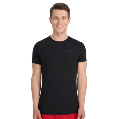 Pánske tričko s krátkym rukávom 4F TSHIRT M3340-20S-DEEP BLACK