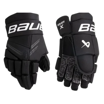 Bauer S24 X Jr Černé juniorské rukavice