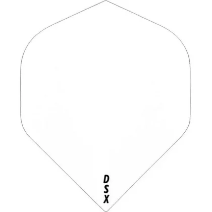Letky na šípky Designa DSX100 biele No2 100 mikrónové