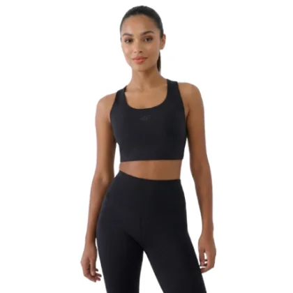 Dámska tréningová športová podprsenka 4F SPORT BRA F219-20S-DEEP BLACK