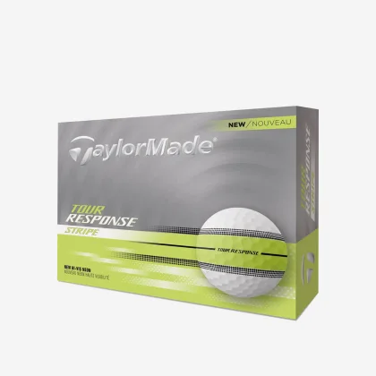 TAYLORMADE TAYLORMADE Tour Response Stripe Neon golfové loptičky 12ks žlté bez
