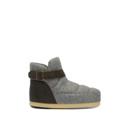 Nízke zimné topánky MOON BOOT MB EVX PUMPS NUBUCK FELT, H006 GREY