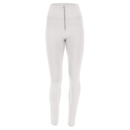 Női jeggings nadrág FREDDY WR.UP® skinny push up organic cotton trousers with high waist-Beige