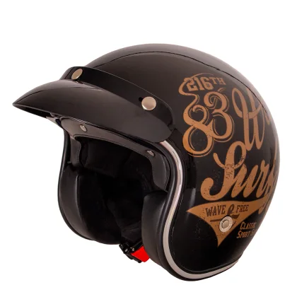 Moto prilba W-TEC Café Racer Farba 3Ways Surf Bronze,