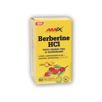 Amix Pro Series Berberine HCl + GreenTea Dandelion 60 cps