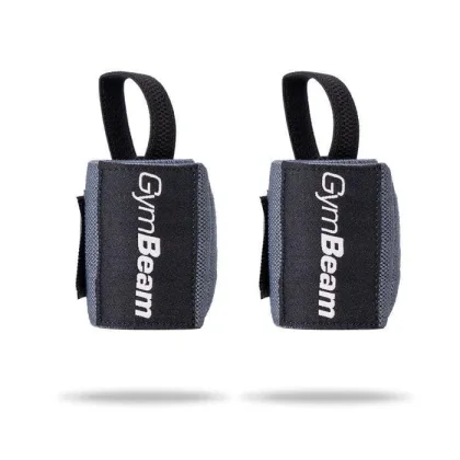 GymBeam Bandáže na zápěstí FIRM dark grey