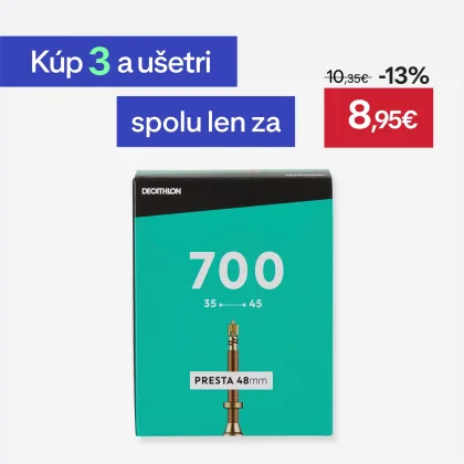 DECATHLON Duša 700 × 35/45 ventil Presta 48 mm