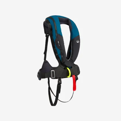 DECATHLON Automatická záchranná vesta LJ 180 Offshore + sedací úväz bez
