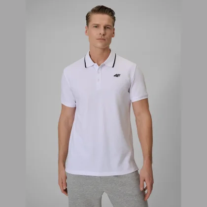 Pánske polo tričko regular - biele