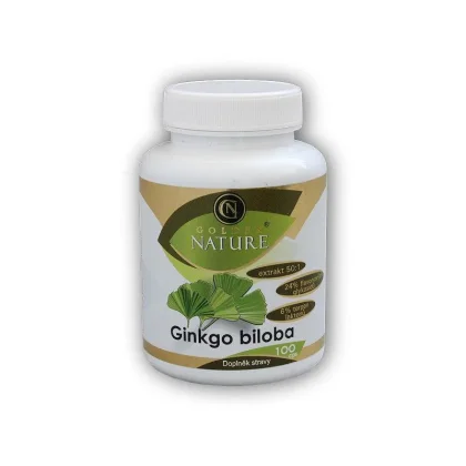 Golden Natur Ginkgo biloba extrakt 50:1 60mg 100 kapslí