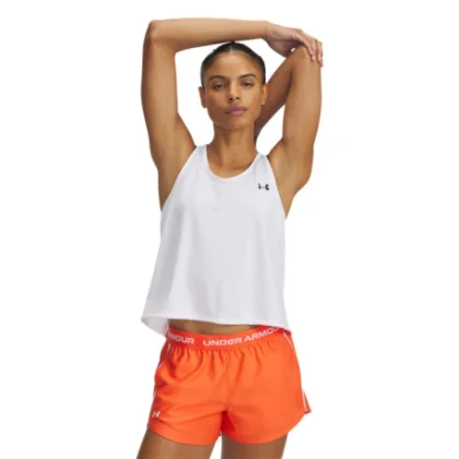 Dámske tréningové tielko UNDER ARMOUR Tech Swing Tank-WHT