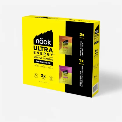 NAAK NÄAK Ultra Energy™ energetické oblátky 3×30 g bez