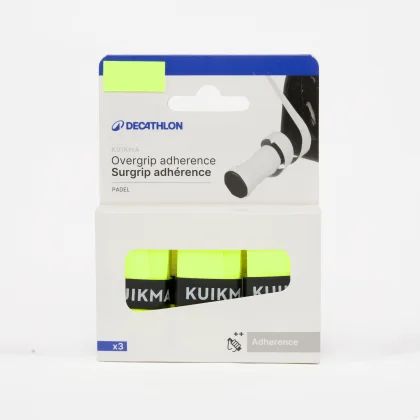 KUIKMA Vrchná omotávka na padel Adherence žltá bez