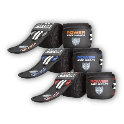 Power System Bandáže na kolena KNEE WRAPS 7,5 x 200cm