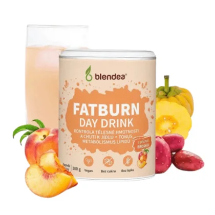 BLENDEA Fatburn day drink prášok s príchuťou broskyňa 100 g