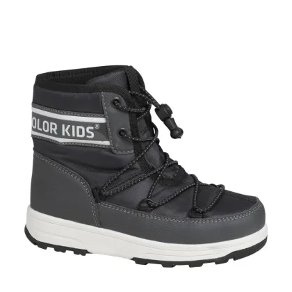 Dětské vysoké zimní boty COLOR KIDS Boots W. String, phantom