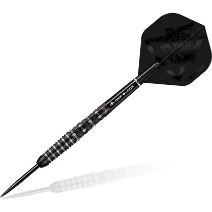 Šípky steel Mission Kuro M3 22g, black, 95% wolfram