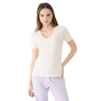 Női rövid ujjú póló 4F TSHIRT F1990-11S-OFF WHITE