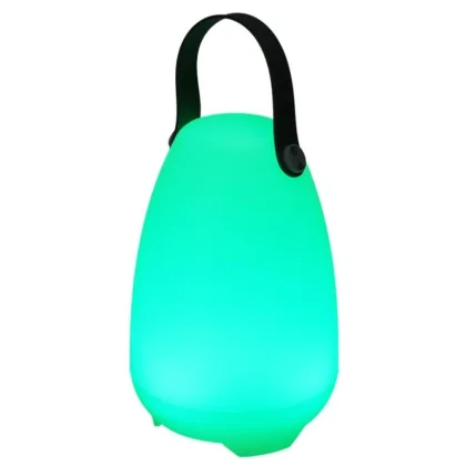 Progarden Nabíjecí lampa kempingová venkovní s ovladačem RGB 21 cm
