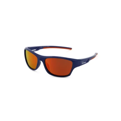Polarizační sluneční brýle H.I.S. POLARIZED HPS40103-1, blue, brown with orange mirror POL, 52-14-123
