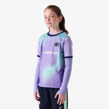 KIPSTA Detský futbalový dres VIRALTO KIDS Boreal fialovo-modrý 4-5 r (103-112 cm)