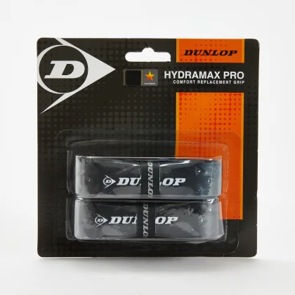 DUNLOP Omotávka na squash Hydramax Pro čierna 2 ks jedna veľkosť