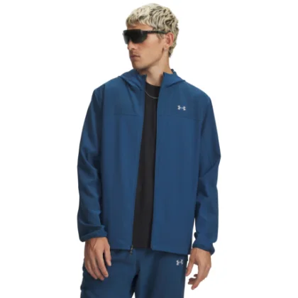Pánska bežecká bunda UNDER ARMOUR UA Velociti Pro Storm Jacket-BLU