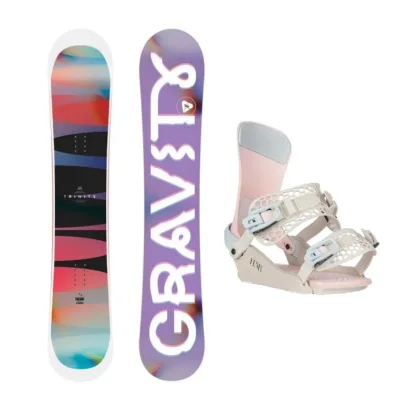 Gravity Trinity 25/26 dámský snowboard + Gravity Fenix candy dámské vázání