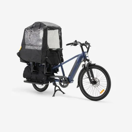 BTWIN Ochrana proti dažďu na nákladný bicykel Longtail 500 reflexná bez