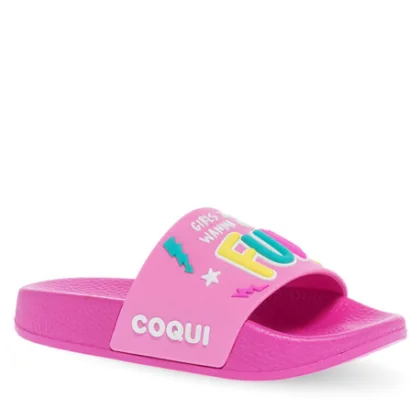 Dievčenské šlapky (plážová obuv) COQUI Ruki fuchsia dark pink