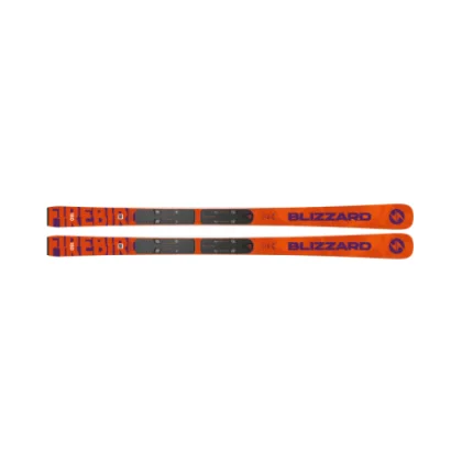 Juniorské závodné lyže (bez viazania) BLIZZARD Firebird GS JR Racing (Flat + Plate), orange