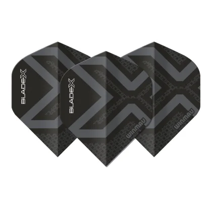 Letky na šípky Winmau Blade X čierne