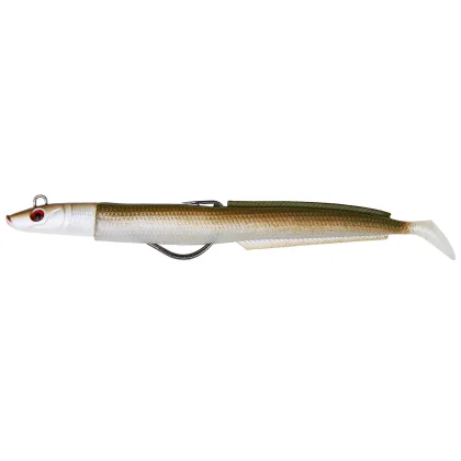 FLASHMER Mäkká umelá nástraha Blue Equille Junior 10 g zubatica na morský rybolov 0