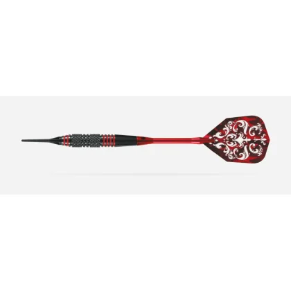 Šípky Harrows soft Pirate 18g, červené, brass