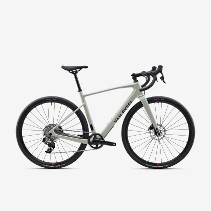 VAN RYSEL Gravel bicykel Van Rysel GCR Rival AXS šalviovozelený L