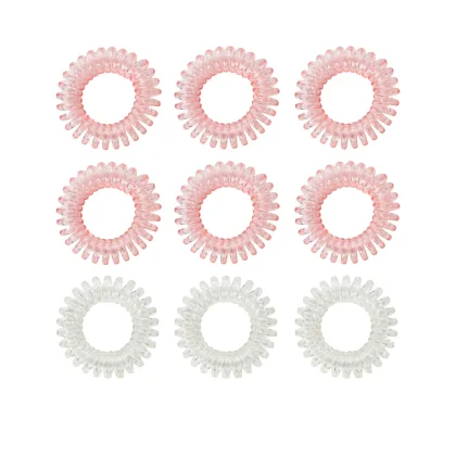 BeastPink komplet spiralnih gumic za lase Pink