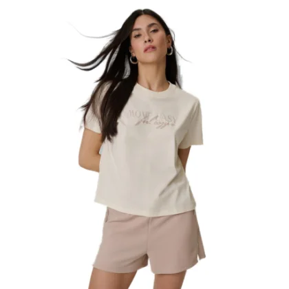 Női rövid ujjú póló 4F TSHIRT F2743-12S-CREME